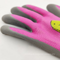 Schaumlatexpalmenbeschichtete Gartenhandschuhe für Kinder Kinder Gartenarbeit Handschuhe